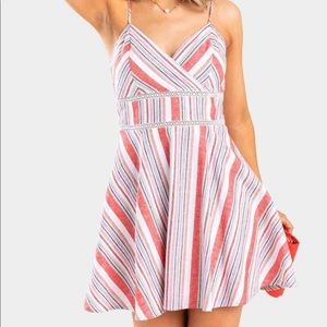 striped sun dress